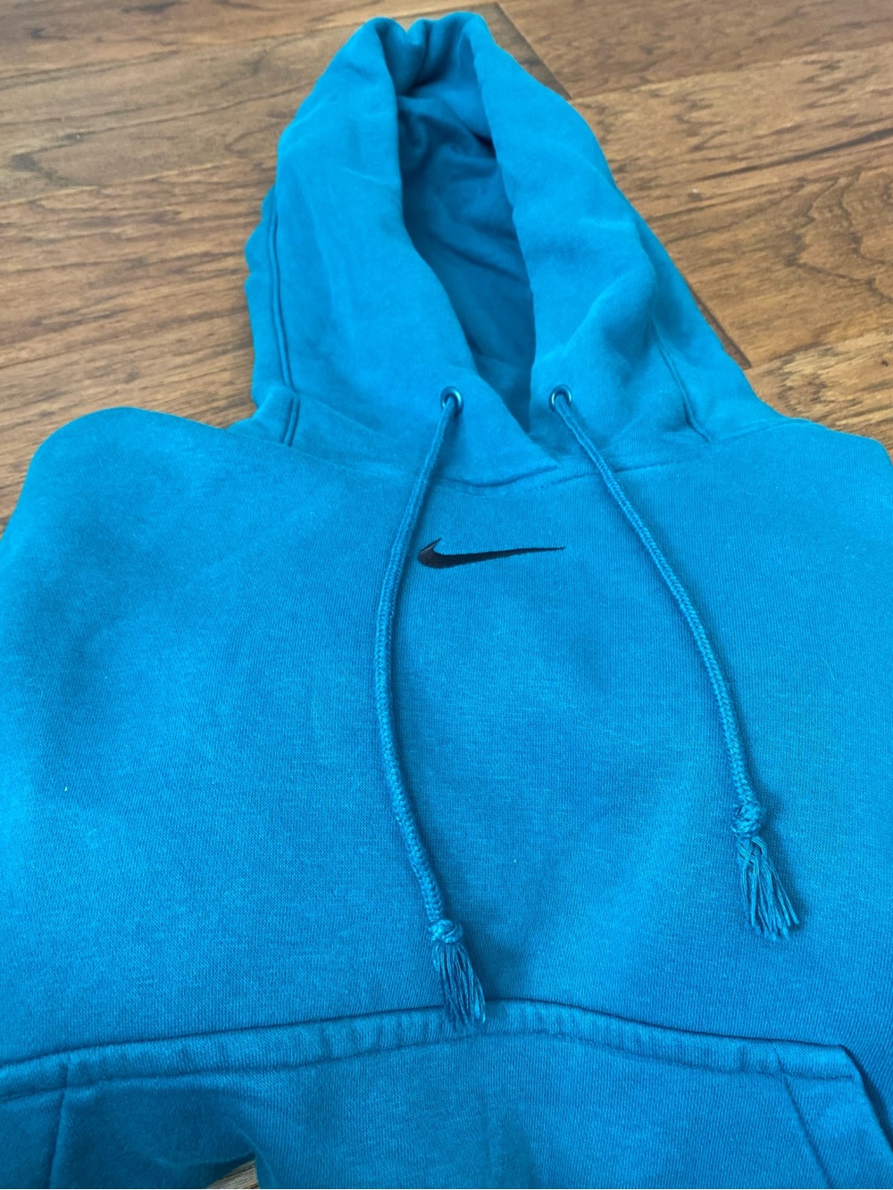 Women's Nike Oversized Phoenix Fleece Hoodie Teal In Color Size Medium - Picture 15 of 16
